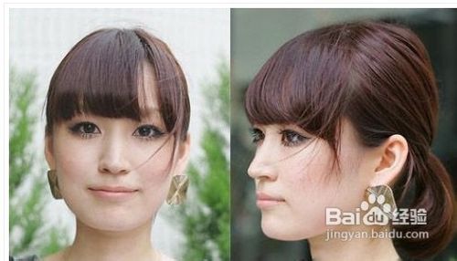 刘海发型助你打造精致小脸