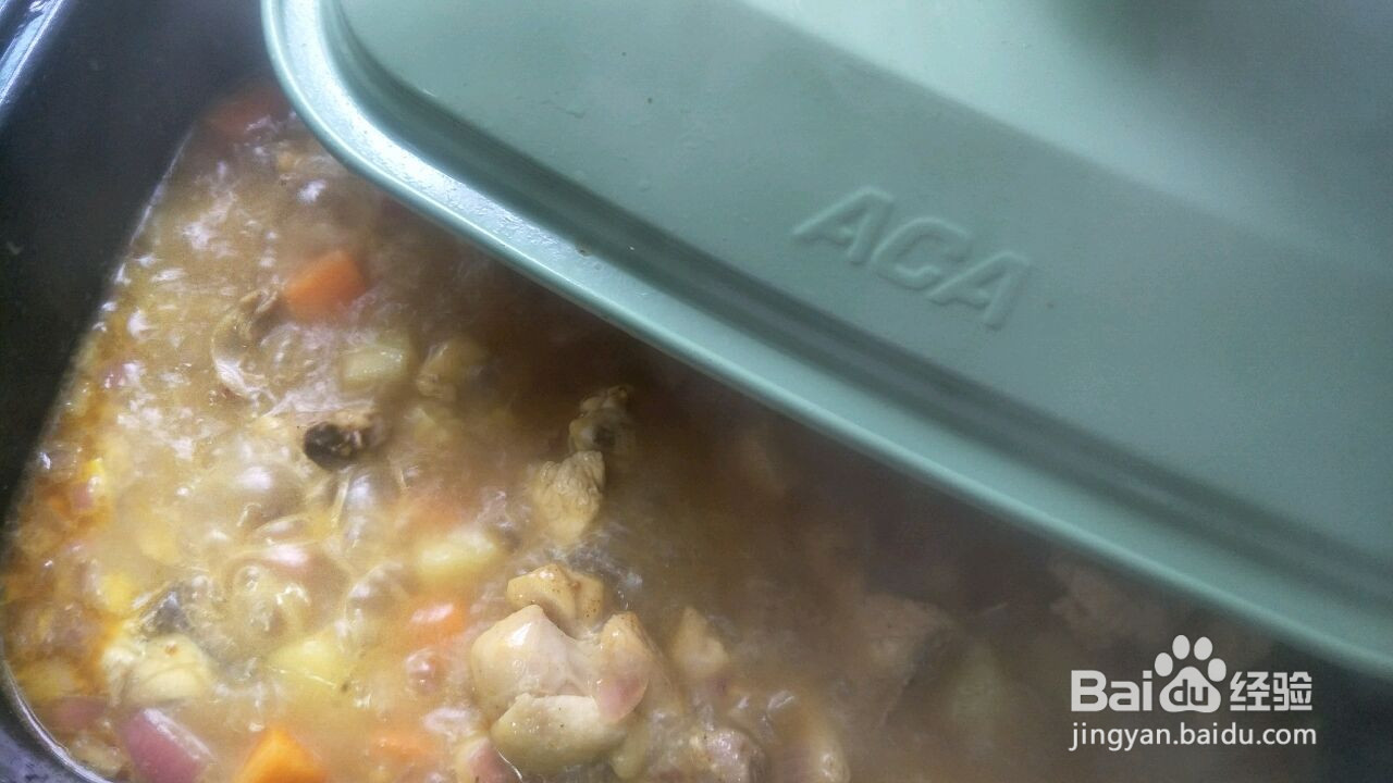 咖喱鸡腿饭的做法