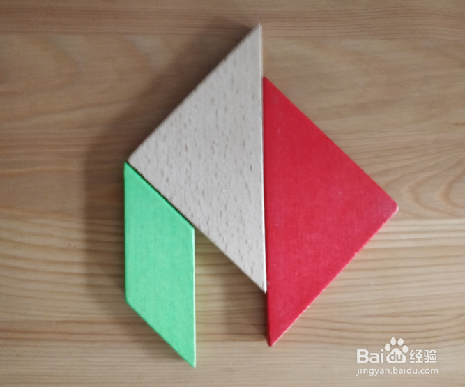 俯身的轮滑者用七巧板怎么拼接？