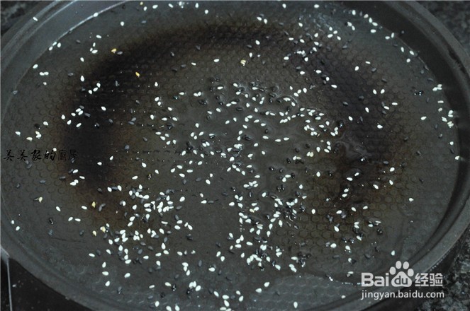 家庭版千层芝麻红薯饼