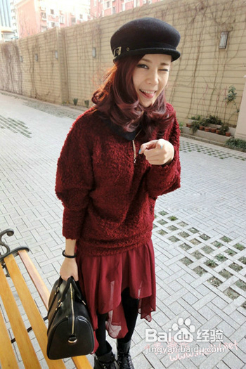 加绒毛衣厚外套怎样才能掩盖缺点修身效果更明显