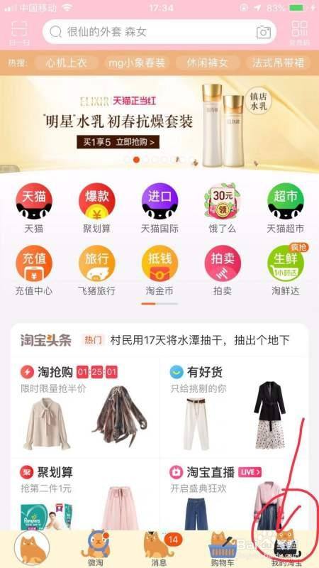 淘宝如何查看自己的个人档案信息