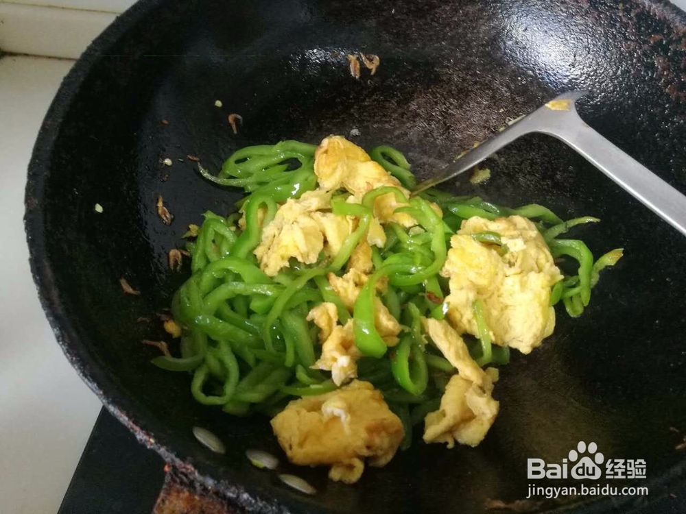 跟我学做家常菜青椒炒鸡蛋