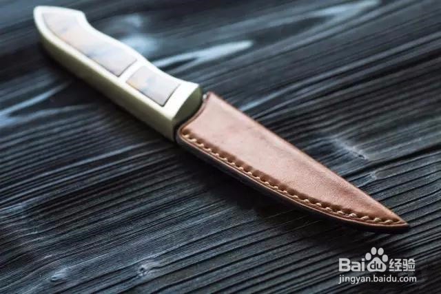 皮 刀鞘的做法