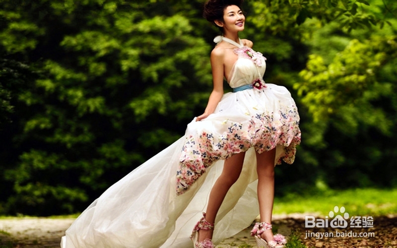 身材娇小的新娘如何拍好婚纱照