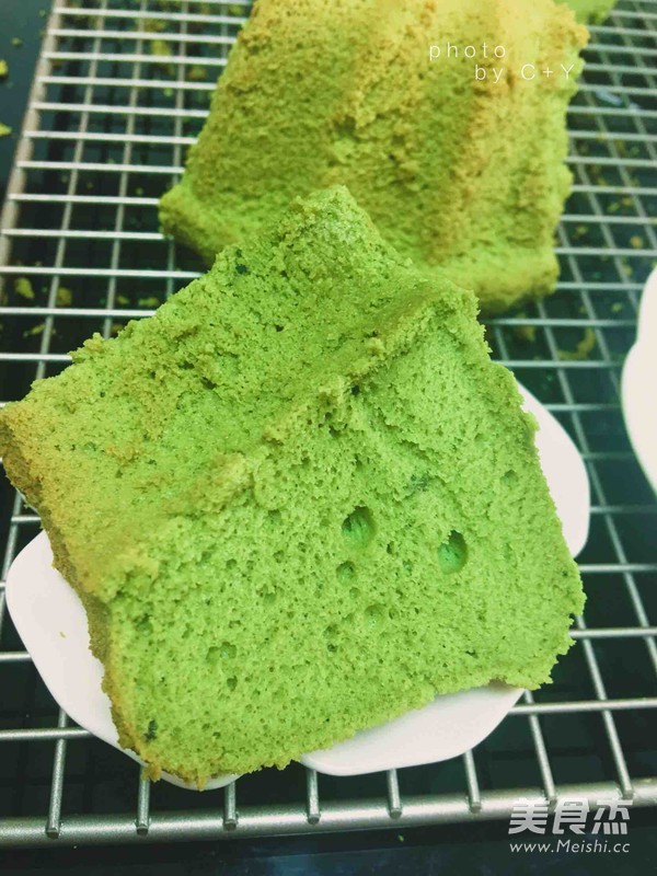 日式抹茶戚风蛋糕