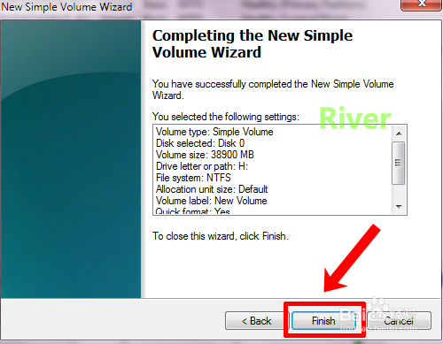 win 7 如何在空闲磁盘空间建卷