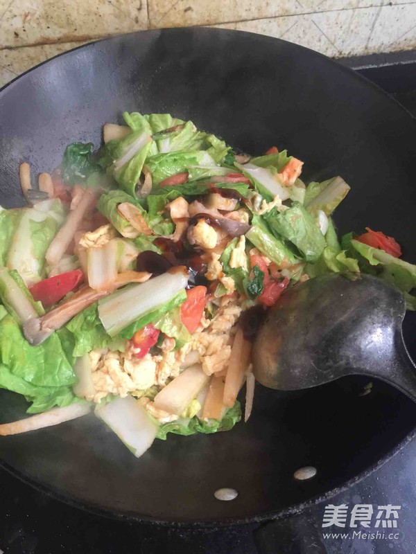 家常素炒面的做法