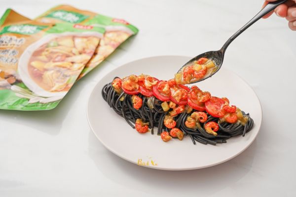 泰式咖喱小龙虾仁盖面