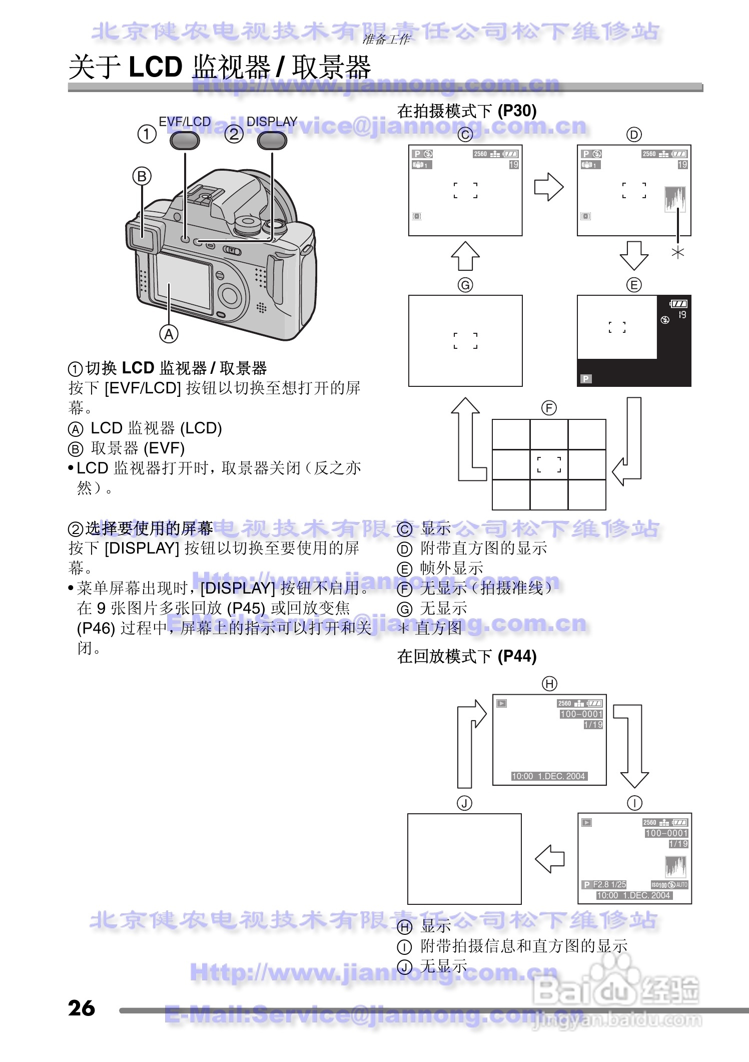 Panasonic DMC-FZ20GC数码相机使用说明书:[3]