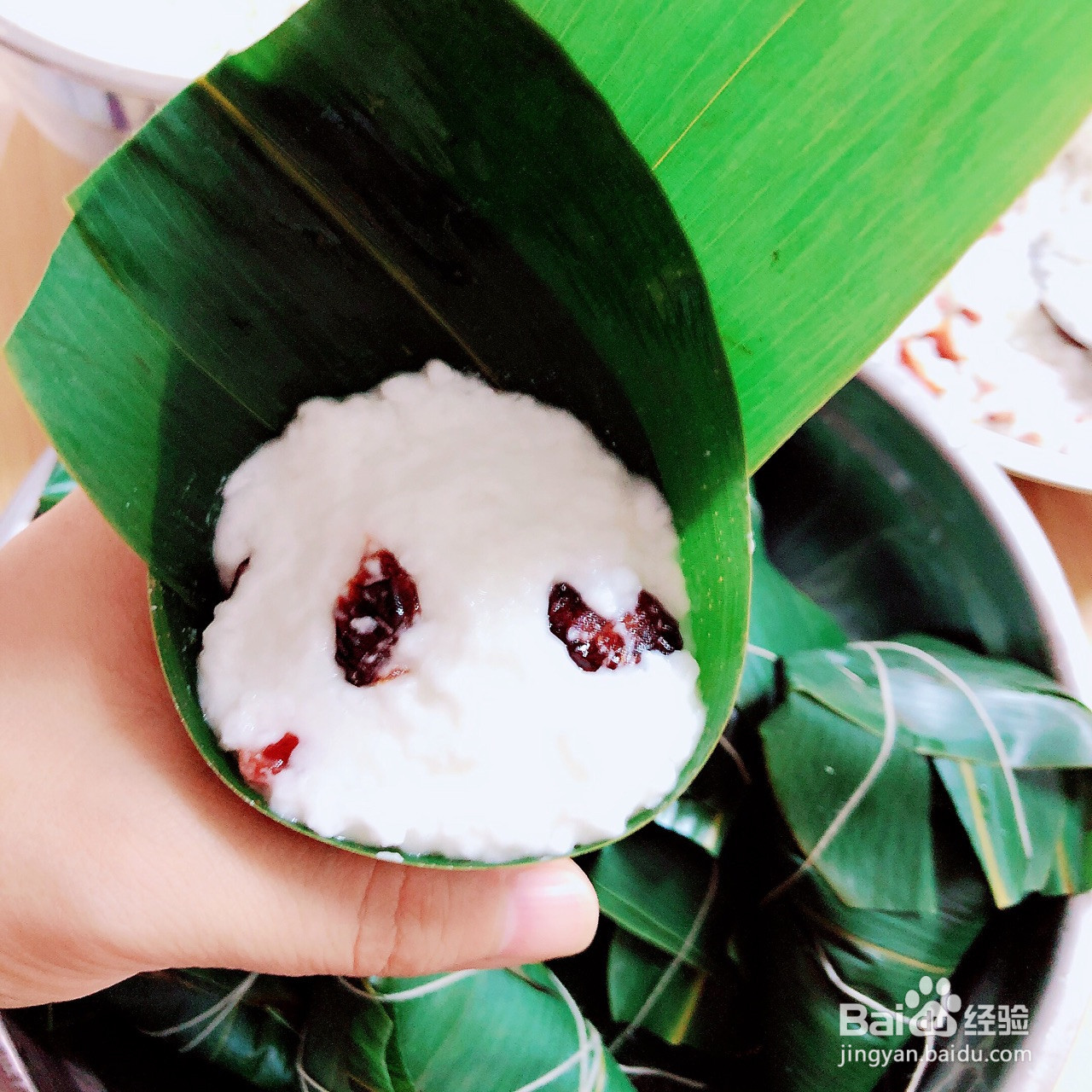 蔓越莓水晶粽的做法
