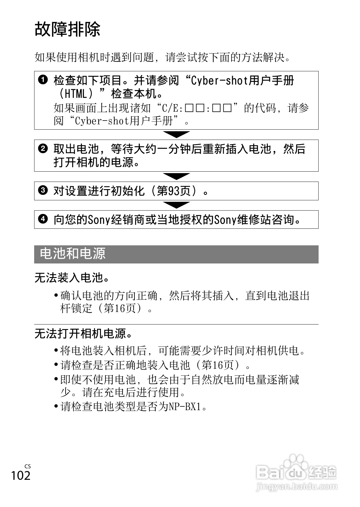 SONY DSC-RX100数码相机说明书:[11]