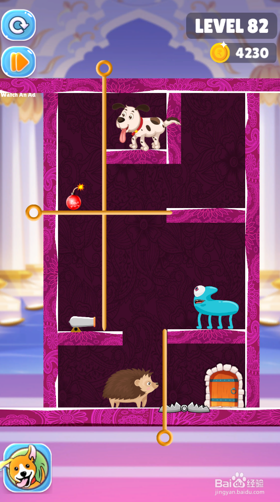 Save The Puppy的LEVEL 82怎样通关？