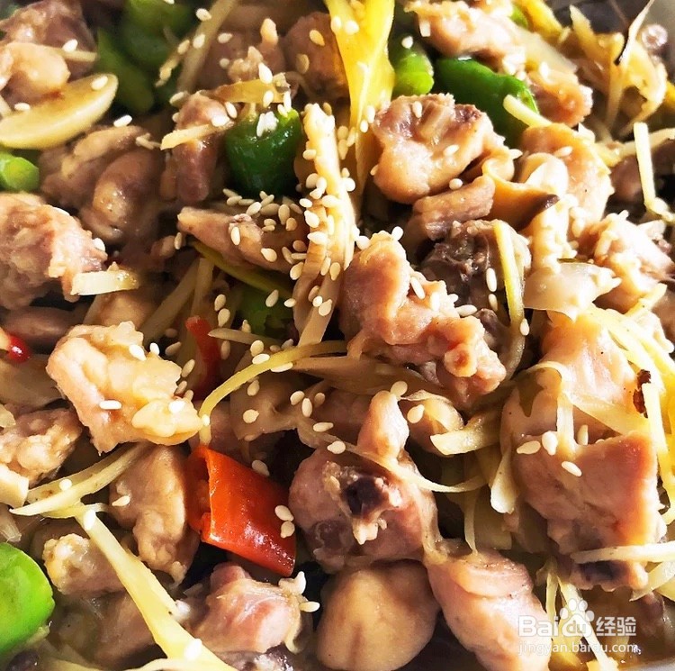 自贡仔姜兔的做法