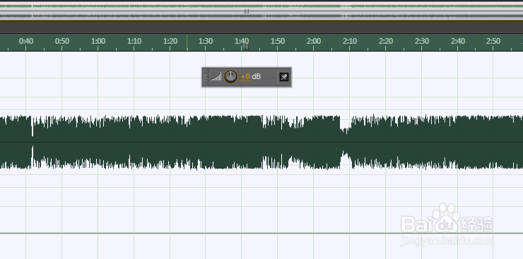 adobe audition怎么减小音乐声量