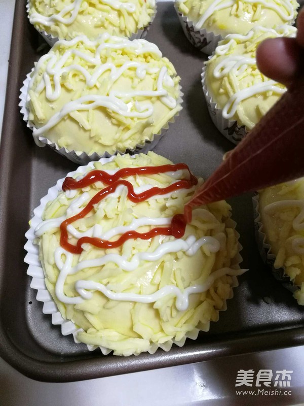 葱香芝士火腿面包