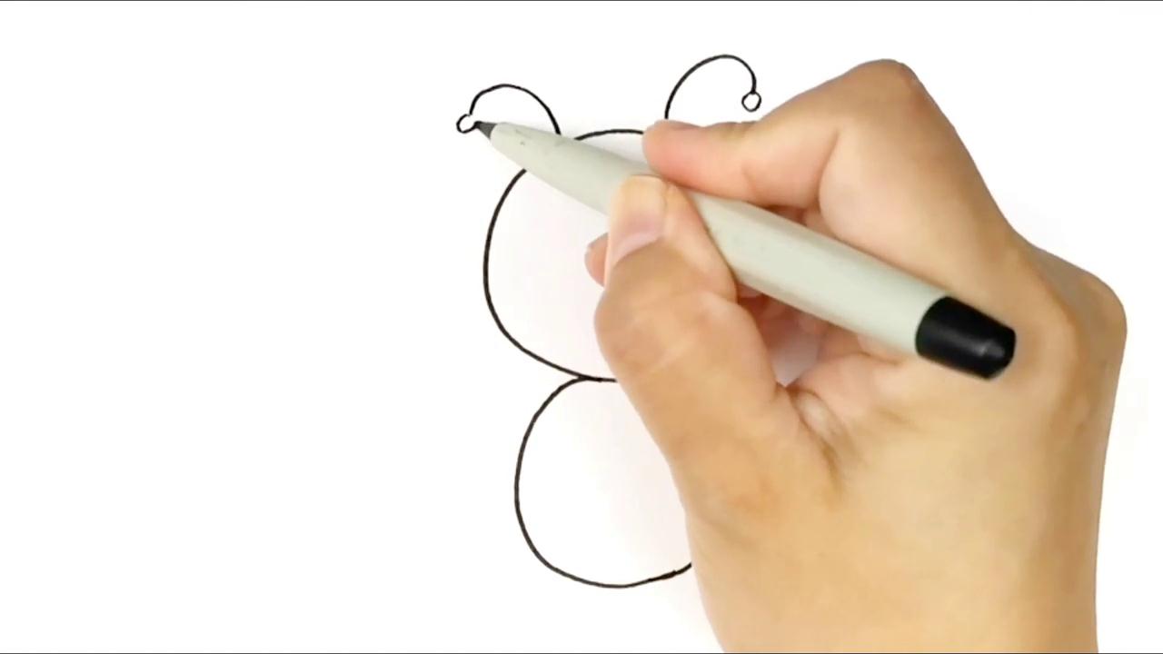 怎样画小蜜蜂
