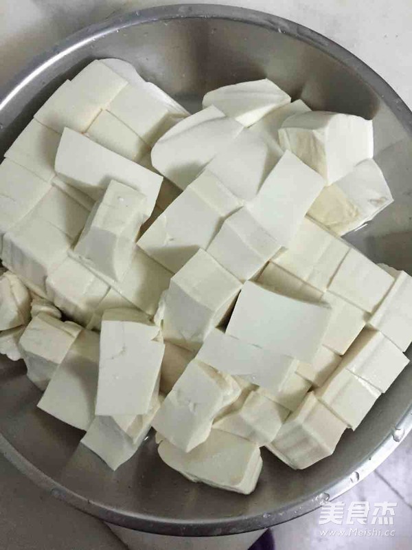彩蔬肉末嫩豆腐