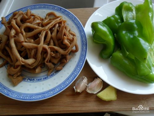 青椒炒鸭肠