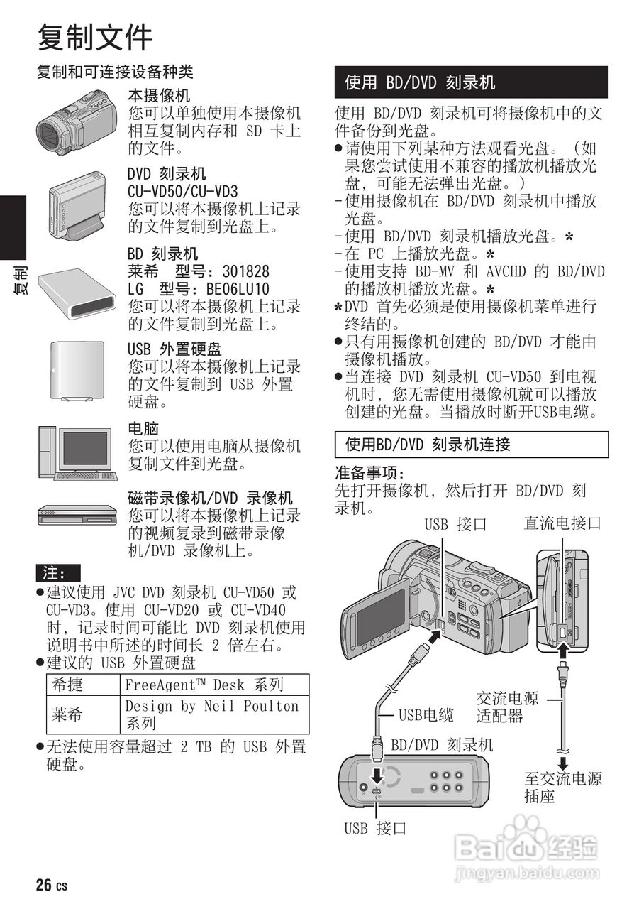 JVC GZ-HM400AC数码摄像机说明书:[3]