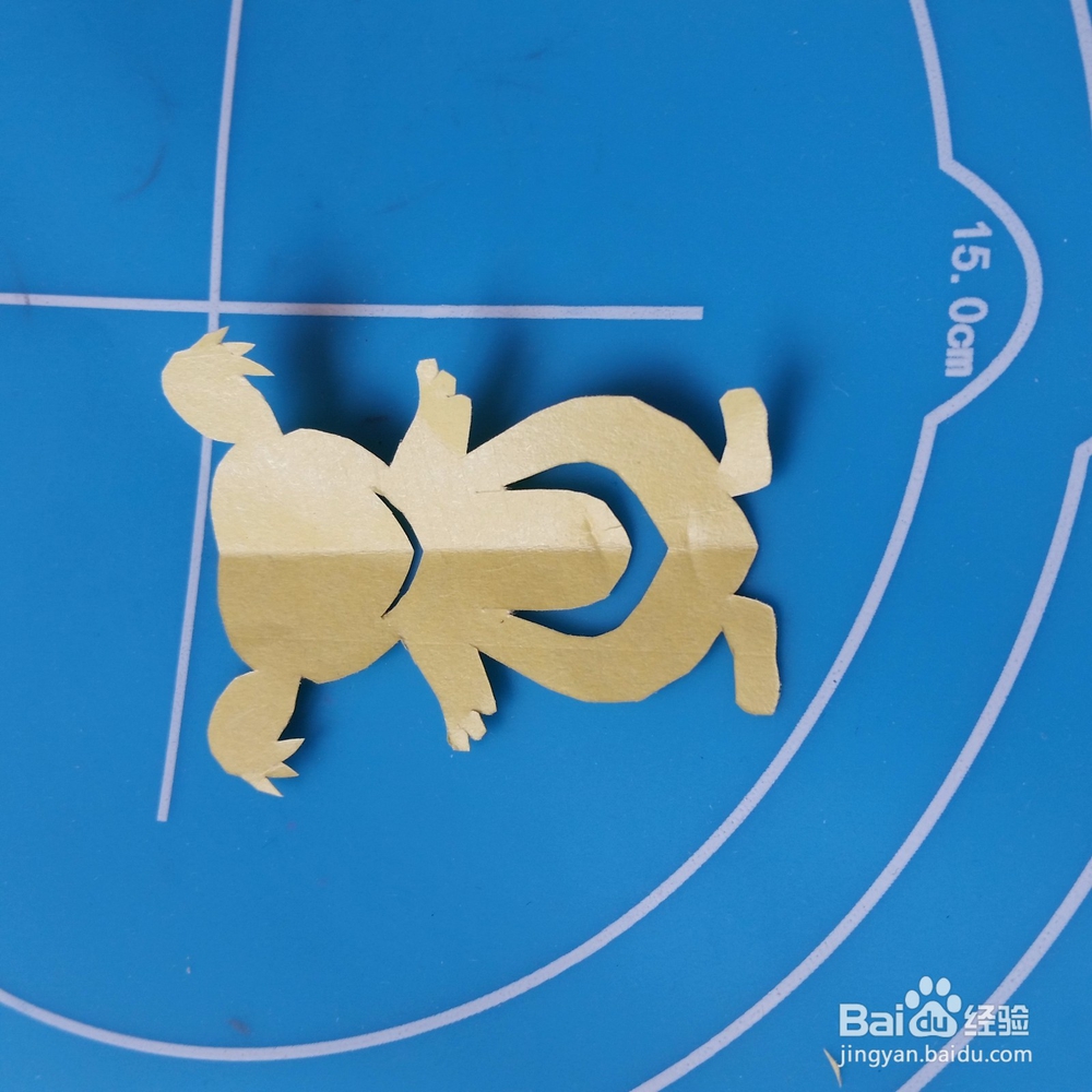 儿童手工剪纸小狗教程