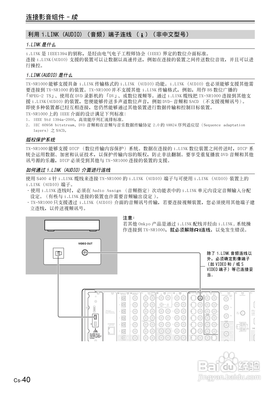 安桥AV接收机TX-NR1000型使用说明书:[2]