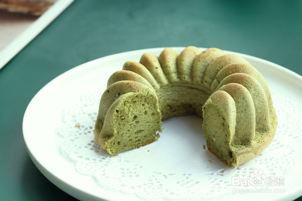 孩子爱吃的抹茶桂花蛋糕