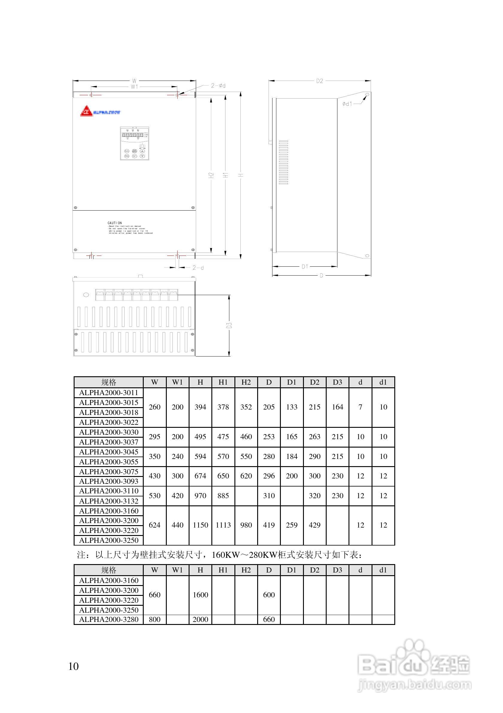 阿尔法(ALPHA)ALPHA2000-3280P变频器说明书:[1]