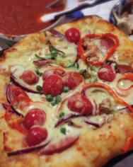 芝士椰油底薄饼水果挞比萨的做法