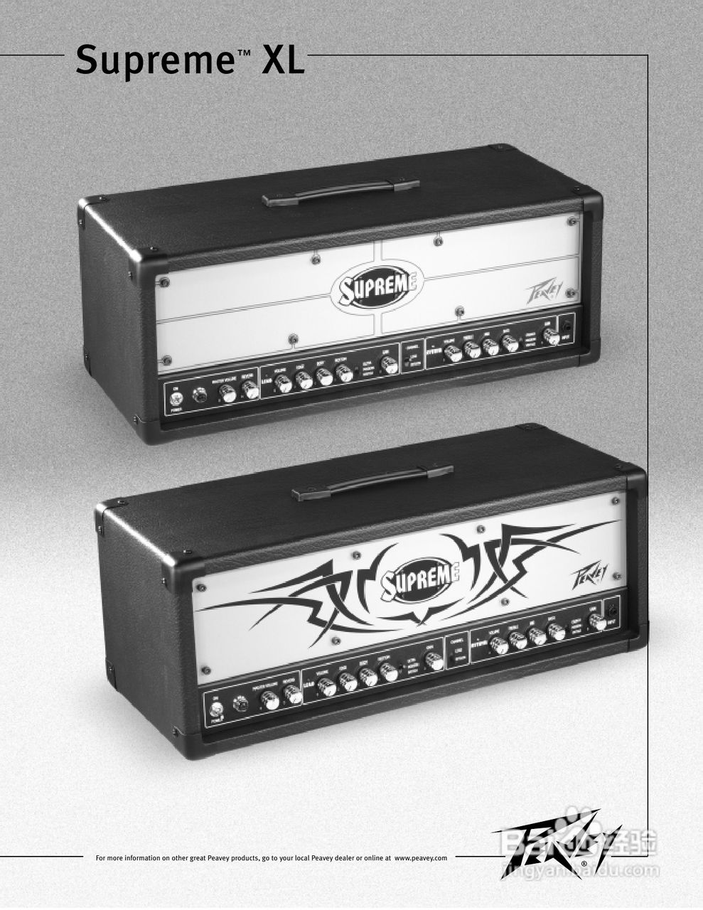 百威Supreme XL Amp Head音响说明书:[1]