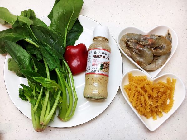 芝麻风味螺旋意面