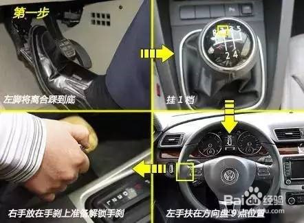 科三起步顺序操作步骤