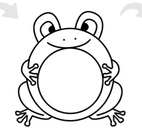 怎么画小青蛙闹钟