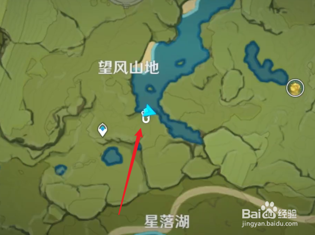 原神2.1望风山地钓鱼点在哪