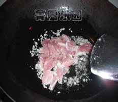 蒜蓉豇豆炒肉