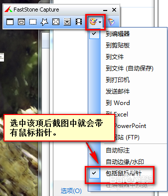 怎么在截图时把鼠标指针一起截上