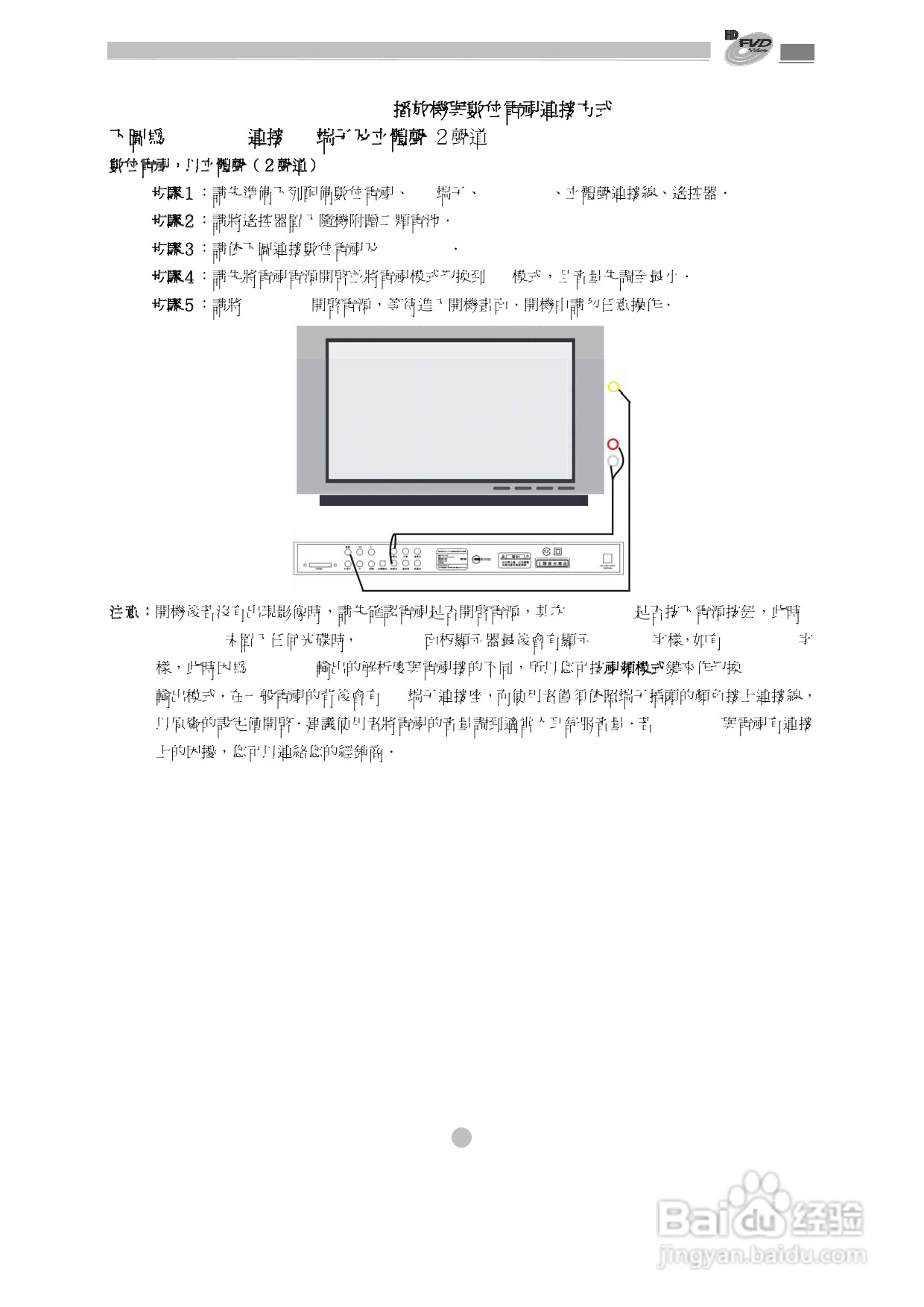 歌林KVD-1080型数位影音光碟机说明书:[3]