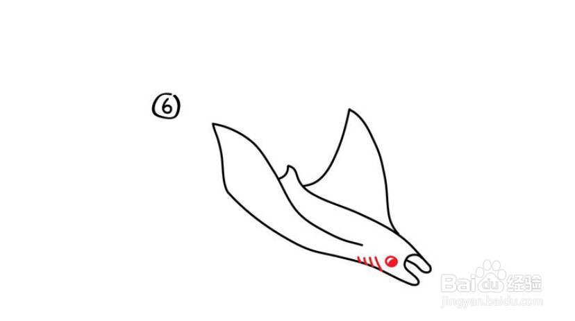 怎么画一条魔鬼鱼？