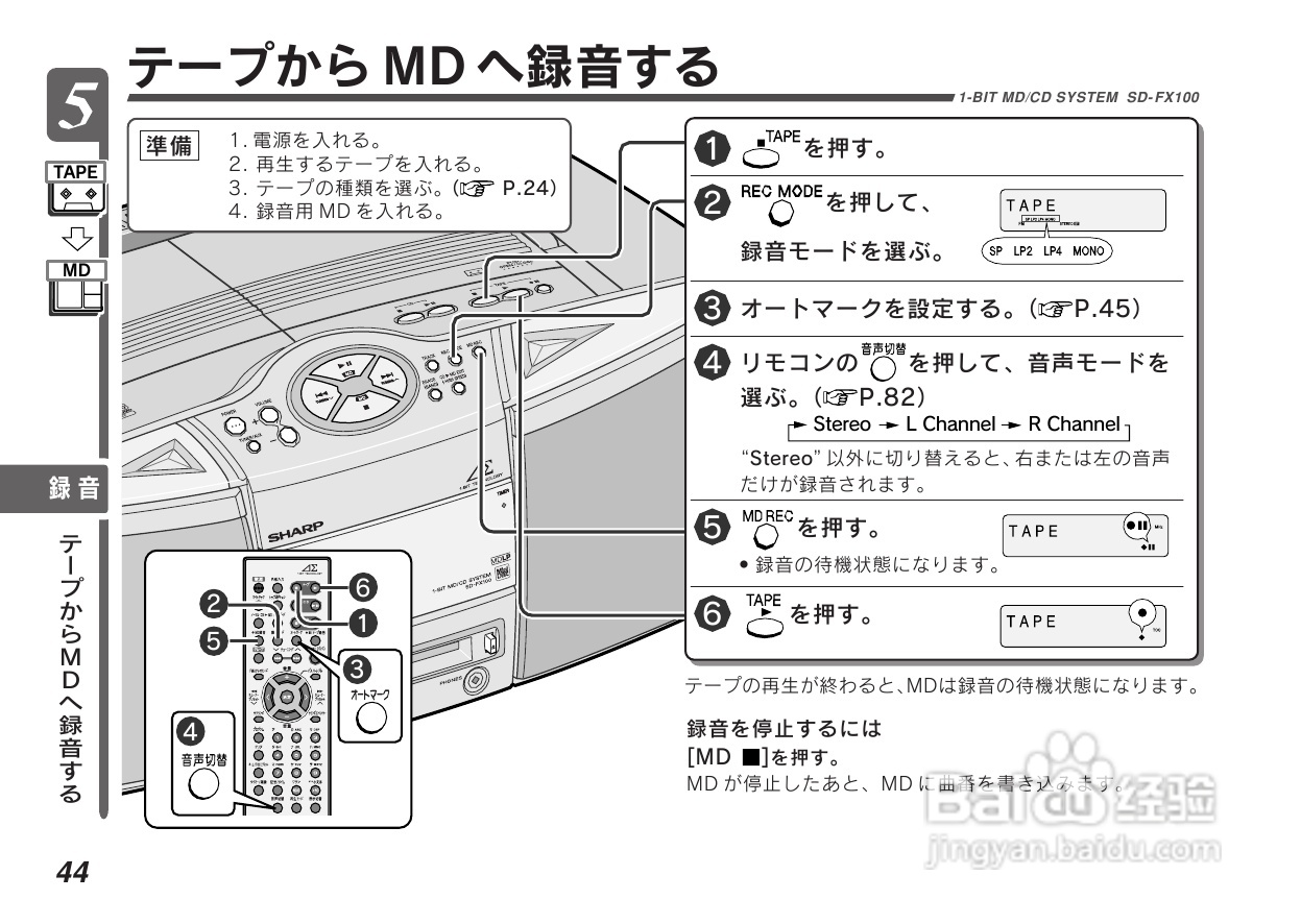 SHARP SD-FX100一体机使用说明书:[3]