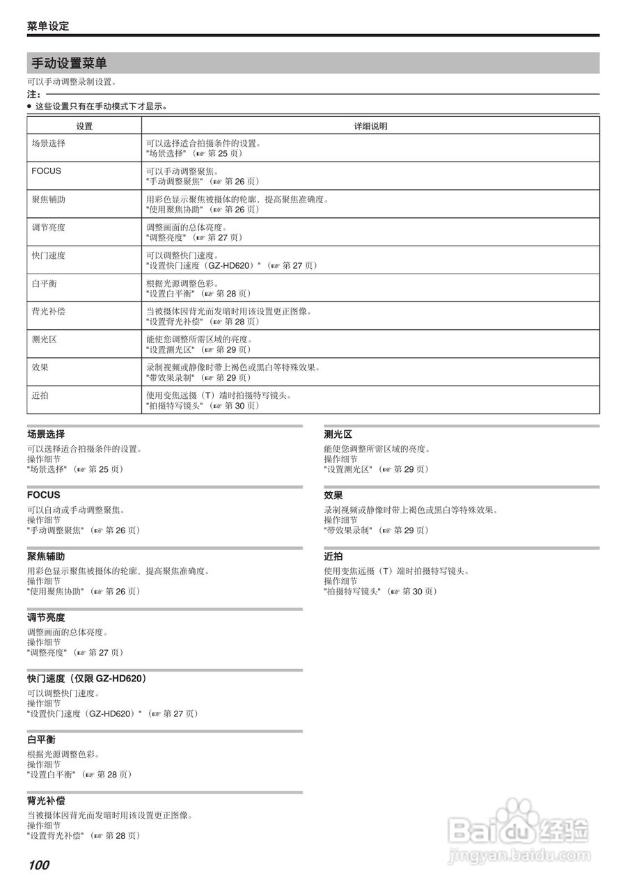 JVC GZ-HD620AC数码摄像机说明书:[10]