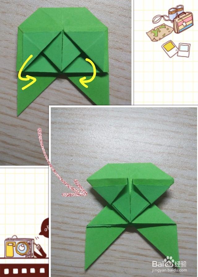 蝴蝶折纸图解教程