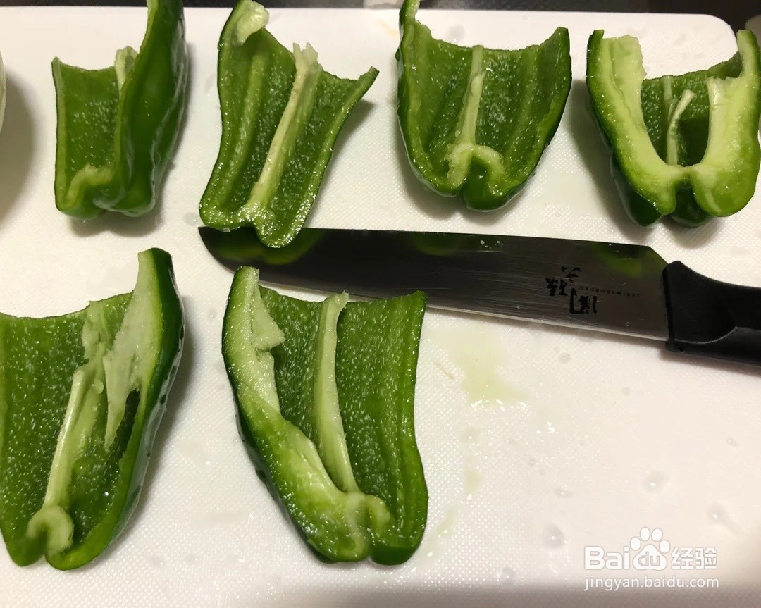青椒塞肉的家常做法