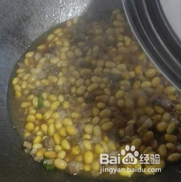 炒黄豆的做法