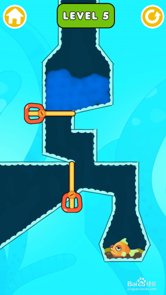 Pins Save The Fish的LEVEL 5如何过关