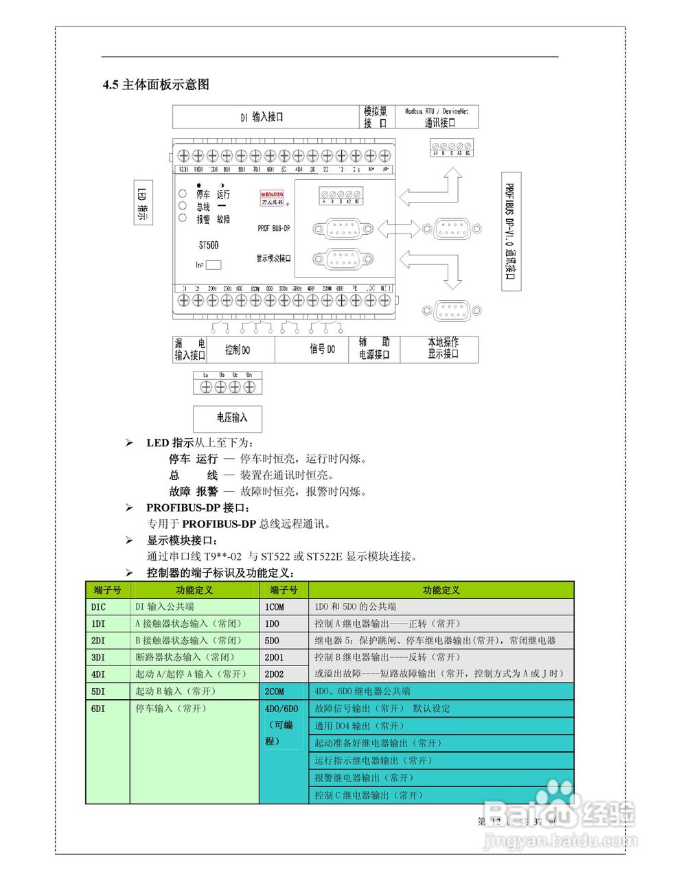 ST500系列智能电动机控制器说明书:[2]