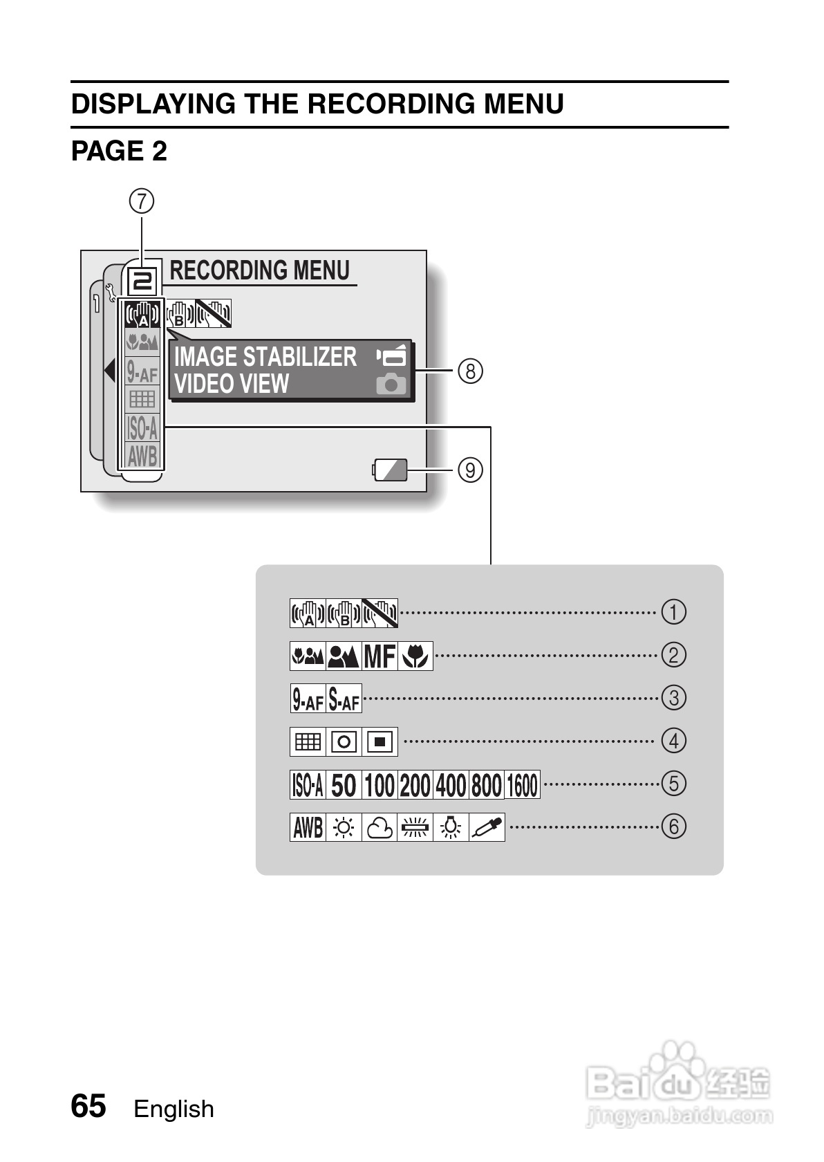 三洋VPC-CG65GX数码相机使用说明书:[8]