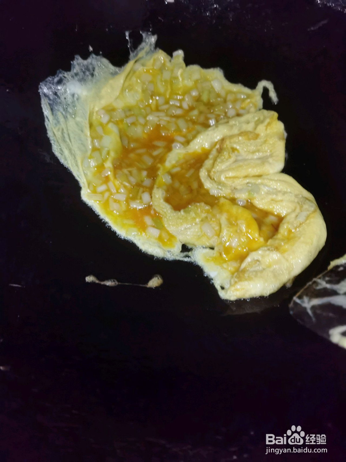 韭黄炒滑蛋的做法