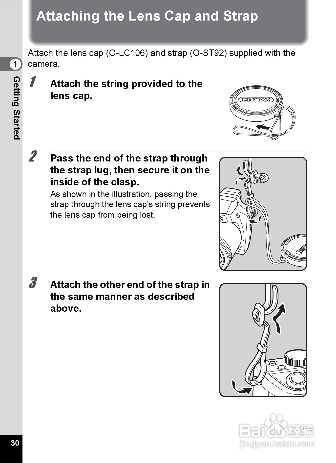 宾得X90数码相机使用说明书:[4]