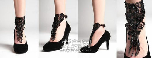 怎样DIY别致脚饰让一双素面高跟鞋变“N”双？