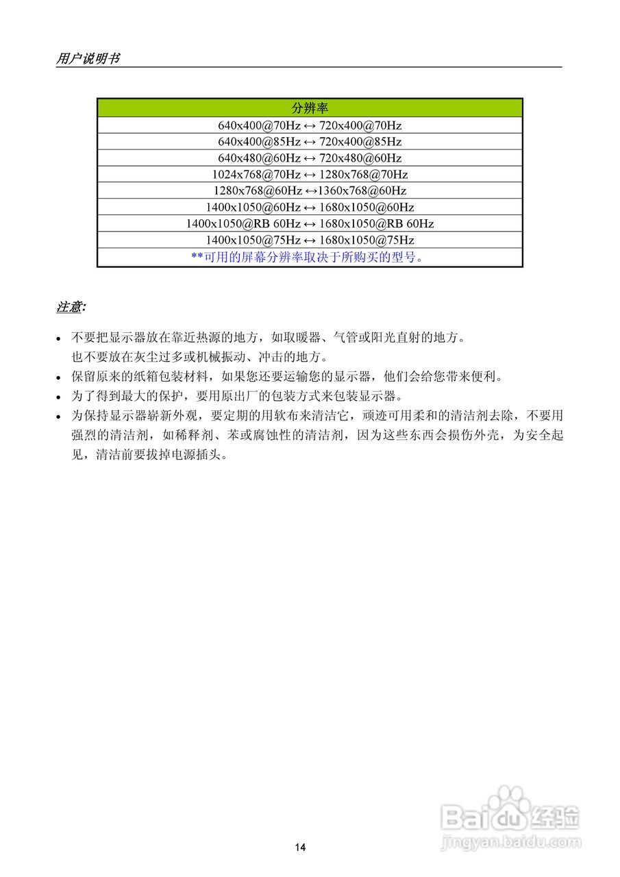 瀚视奇HH221DPB液晶显示器使用说明书:[2]